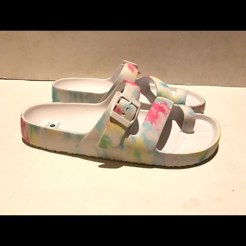 Shade & Shore Tie Dye Sandals